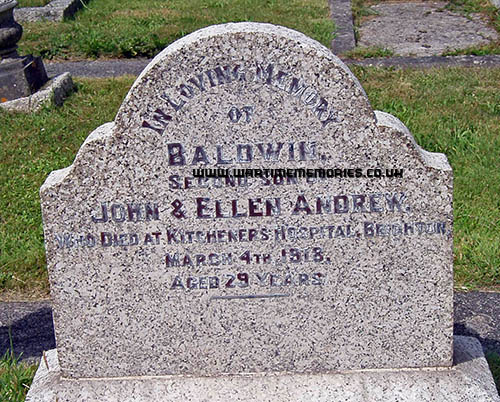 263281_Baldwin Andrew_1st Midland Field Ambulance, RAMC_his gravestone